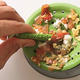 Illustration for article titled A Built-In Handle Lets You Empty This Sink Strainer With Less Touching